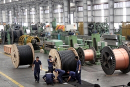 Xuất khẩu dây điện và dây cáp điện tăng trưởng