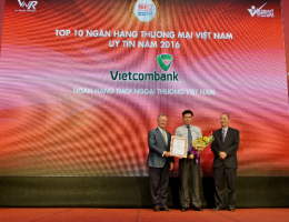 Vietcombanhập khẩu vào top 10 ngân hàng uy tín